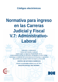 Normativa para ingreso en las Carreras Judicial y Fiscal V.7: Administrativo- Laboral