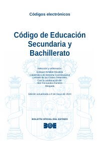 Código de Educación Secundaria y  Bachillerato