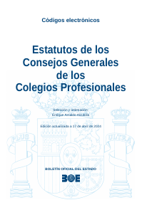 Estatutos de los Consejos Generales de los Colegios Profesionales