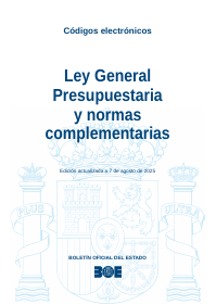 Ley General Presupuestaria y normas complementarias