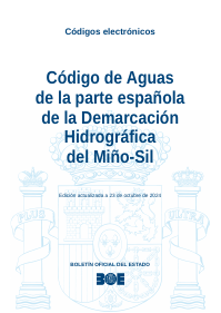 Código de Aguas  de la parte española de la Demarcación  Hidrográfica del Miño-Sil