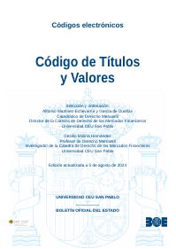 Código de Títulos y Valores