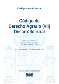 Código de Derecho Agrario (VII) Desarrollo rural