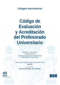 Código de Evaluación y Acreditación del Profesorado Universitario