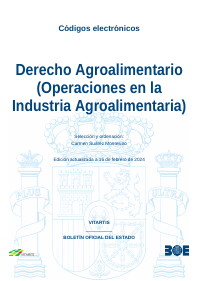 Derecho Agroalimentario (Operaciones en la Industria Agroalimentaria)