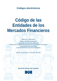 Código de las Entidades de los Mercados Financieros