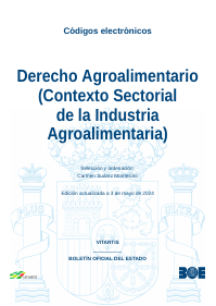 Derecho Agroalimentario (Contexto Sectorial de la Industria Agroalimentaria)