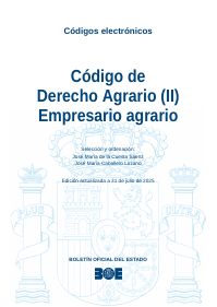 Código de Derecho Agrario (II) Empresario agrario