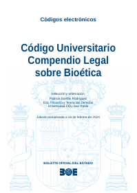 Código Universitario Compendio Legal sobre Bioética