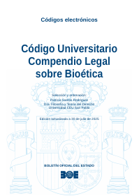 Código Universitario Compendio Legal sobre Bioética