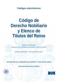 Código de Derecho Nobiliario y Elenco de Títulos del Reino