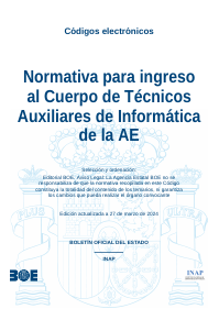Normativa para ingreso al Cuerpo de Técnicos Auxiliares de Informática de la AE