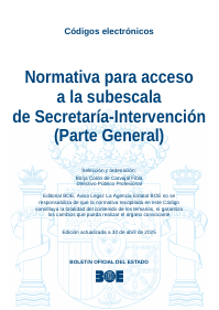 Normativa para acceso a la subescala de Secretaría-Intervención (Parte General)