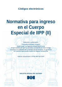 Normativa para ingreso en el Cuerpo Especial de IIPP (II)