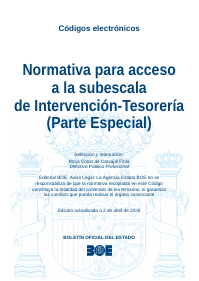 Normativa para acceso a la subescala de Intervención-Tesorería (Parte Especial)