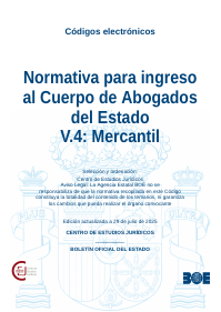 Normativa para ingreso al Cuerpo de Abogados del Estado V.4: Mercantil