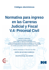 Normativa para ingreso en las Carreras Judicial y Fiscal V.4: Procesal Civil