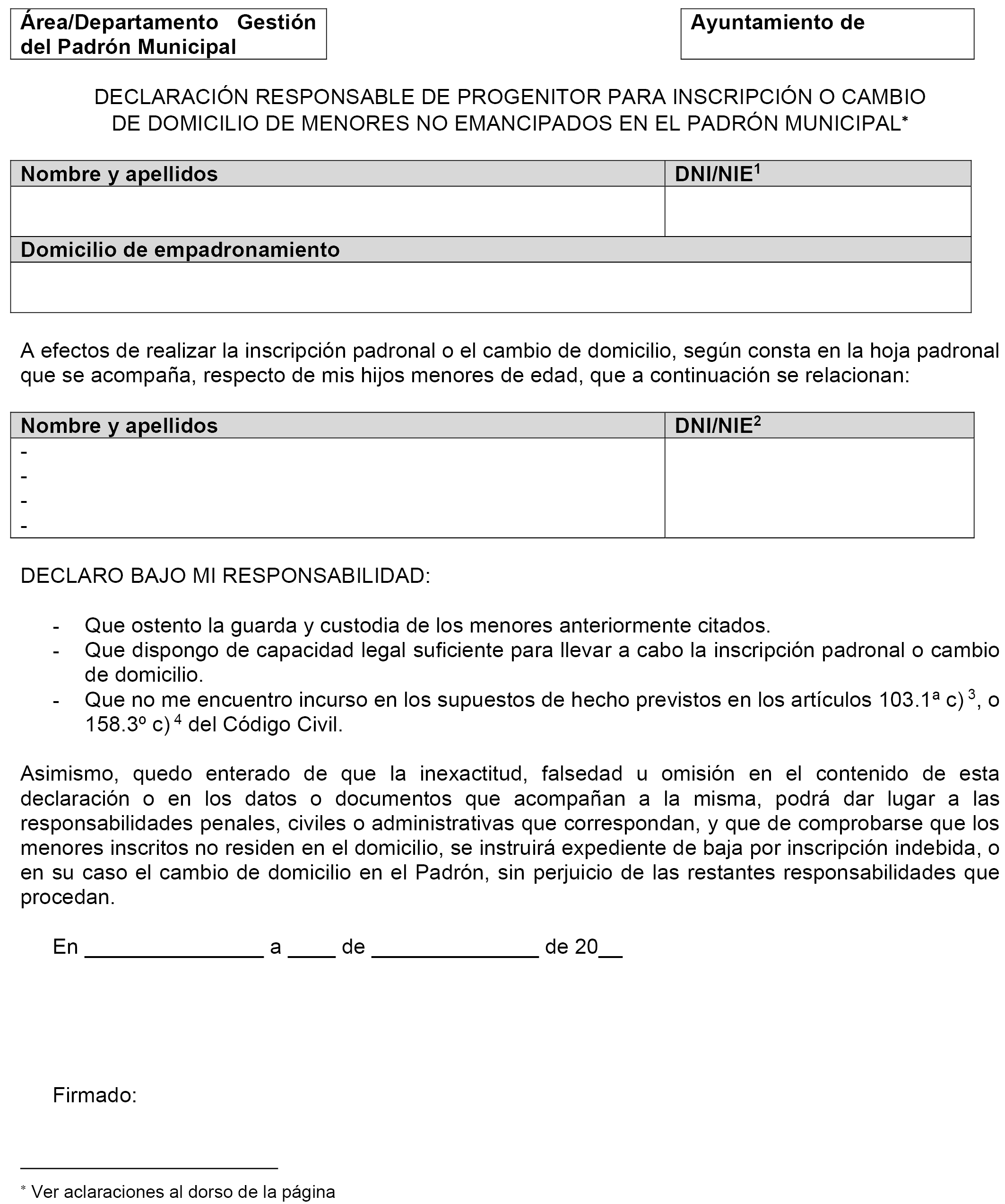 Carta De Autorizacion Tutor - q Carta De