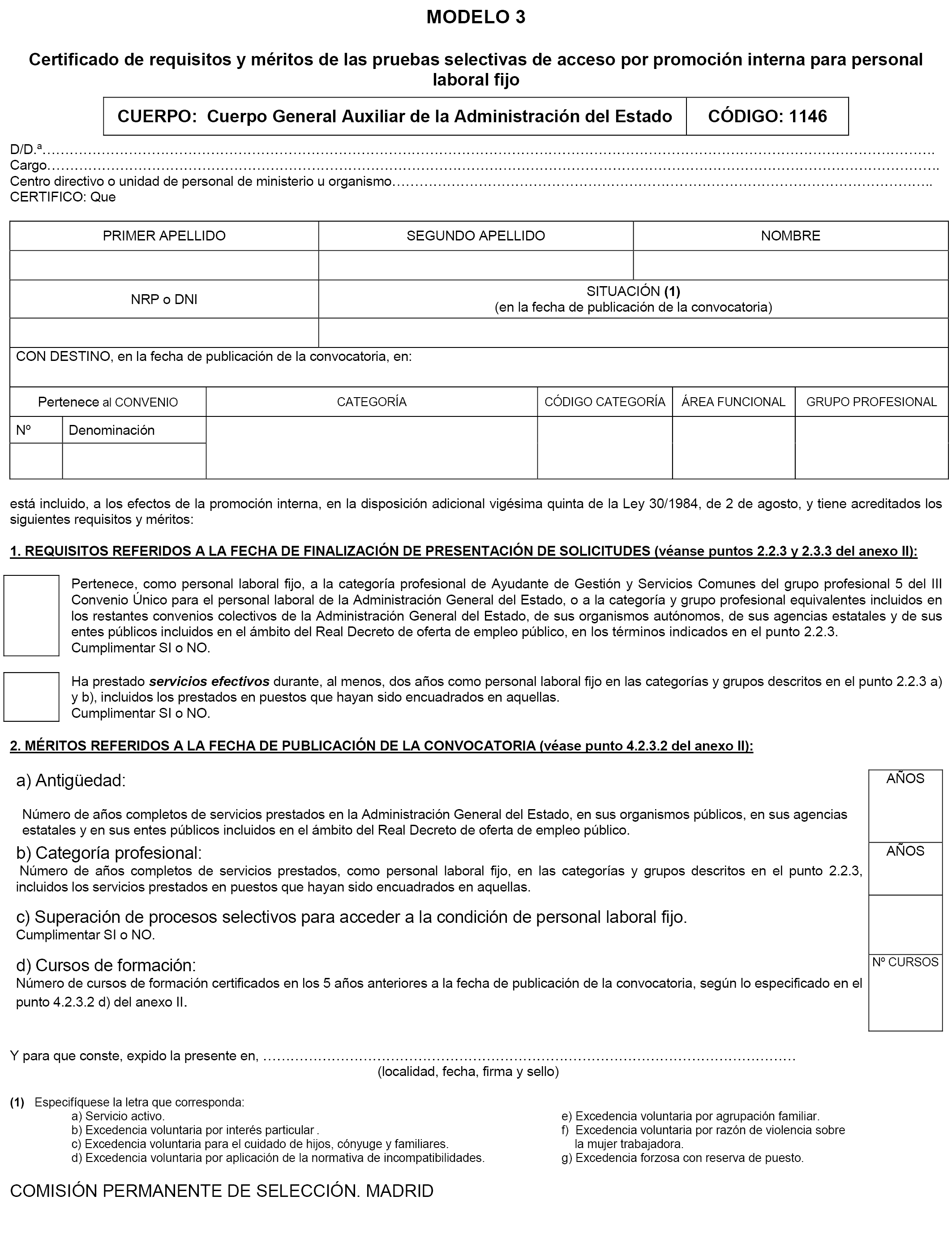 Cartero Retirarse Extinto BOE.es - BOE-A-2019-9062 Resolución de 14 de junio de 2019, de la  Secretaría de Estado de Función Pública, por la que se convocan procesos  selectivos para ingreso o acceso a Cuerpos de