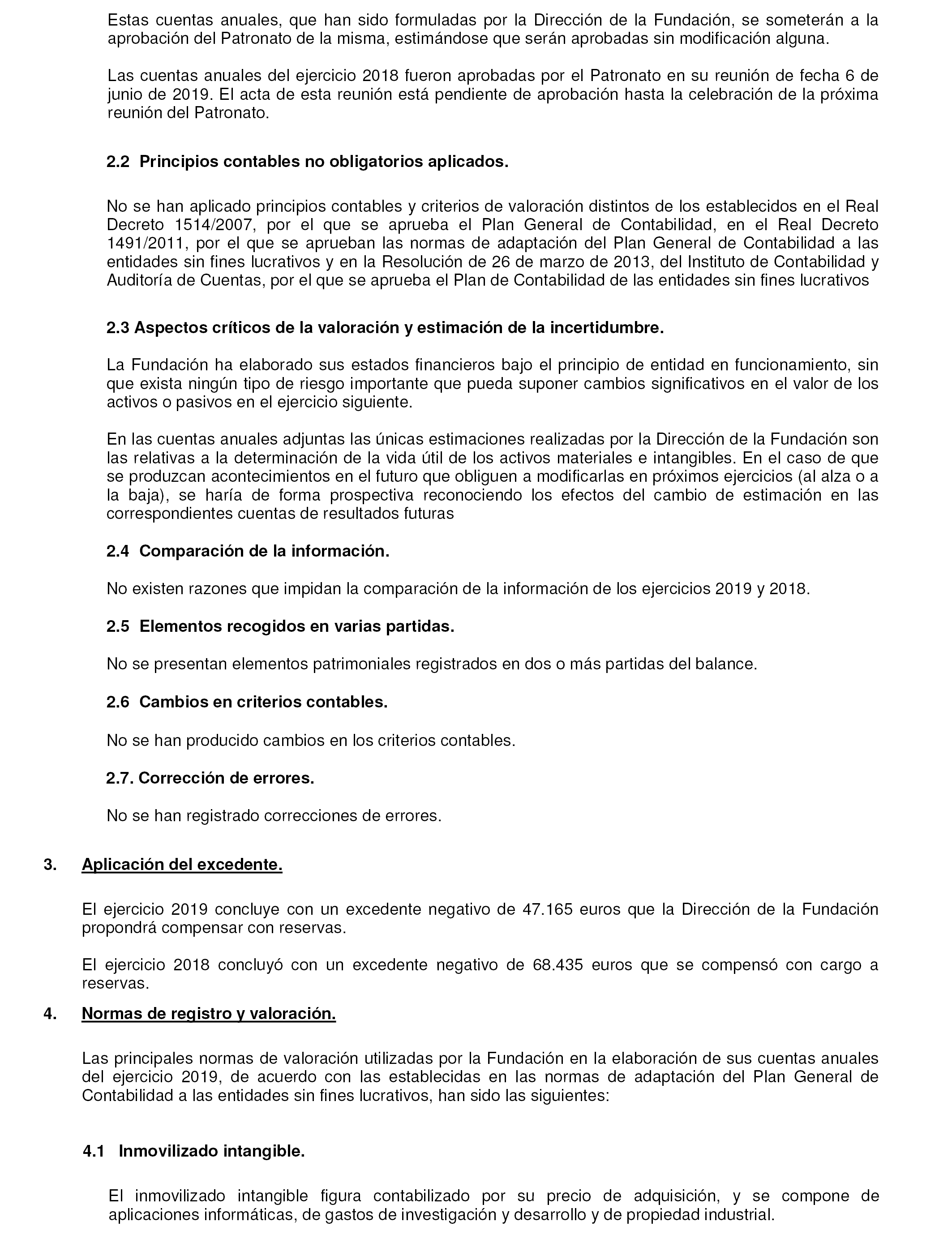 BOE-A-2020-14831 Resolución de 12 de noviembre de 2020, de la Fundación  Residencia de Estudiantes, por la que se publican las cuentas anuales del  ejercicio 2019 y el informe de auditoría.