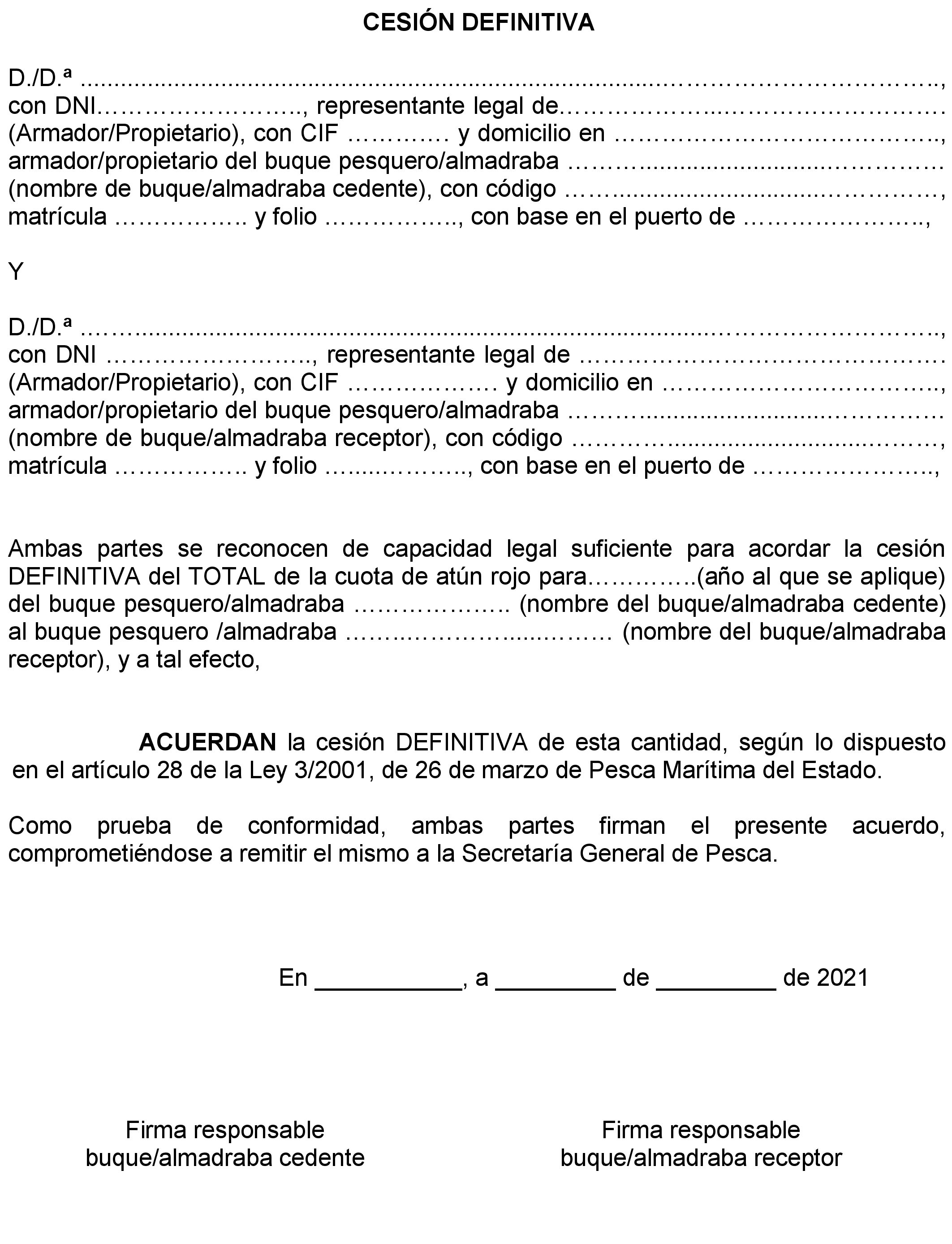 BOE-A-2021-10248 Resolución de 1 de junio de 2021, de la Secretaría General  de Pesca, por la que se establecen las disposiciones de aplicación del Plan  de recuperación del atún rojo en el