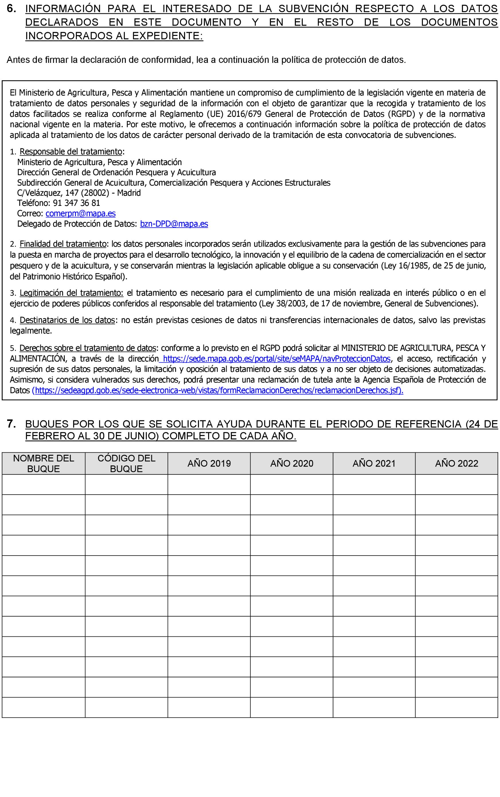 BOE-A-2022-17151 Orden APA/986/2022, de 17 de octubre, por la que se  concretan y modifican determinados requisitos y condiciones relativos al  procedimiento de concesión de las ayudas recogidas en los artículos 34 y