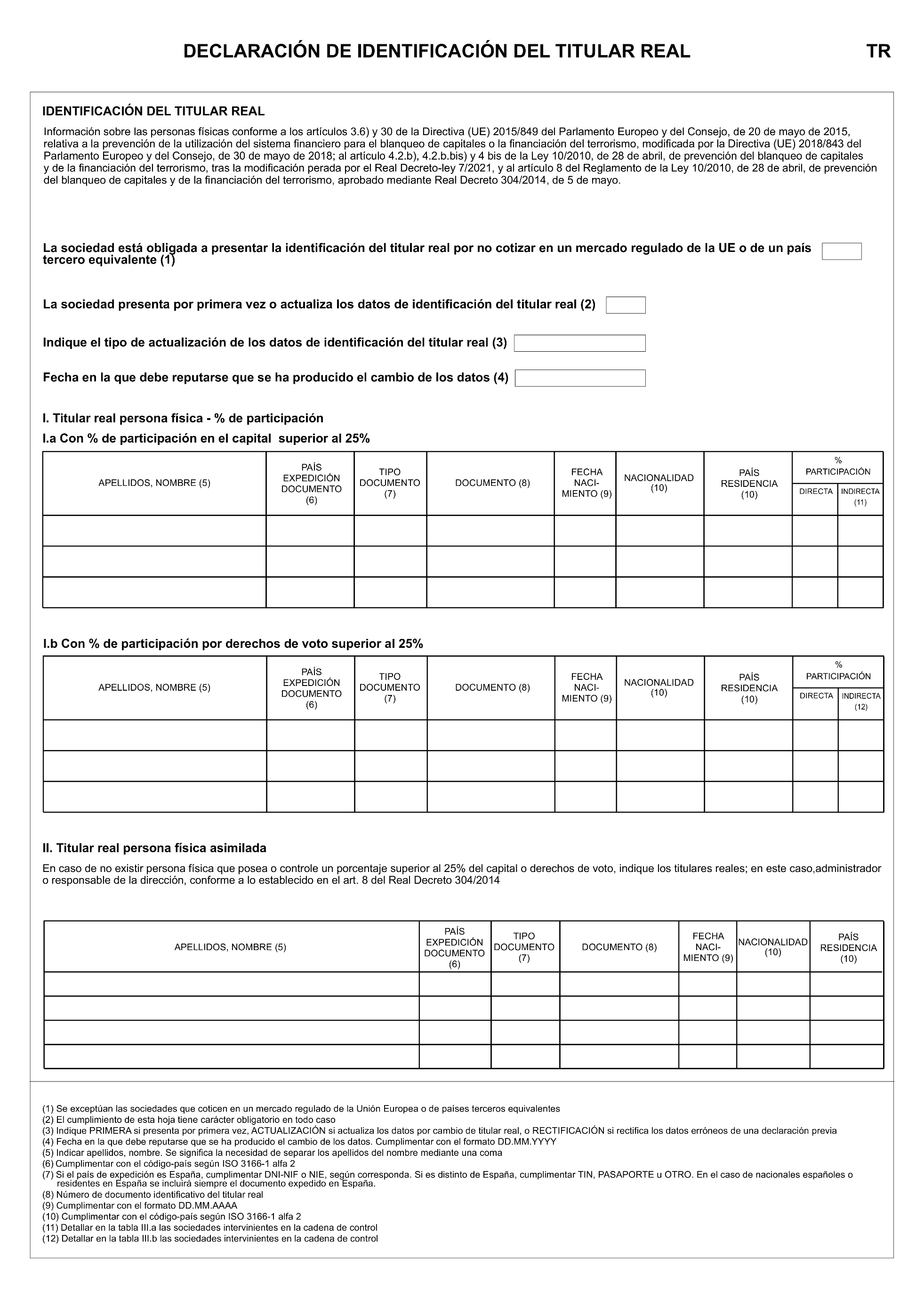 Tabla de Registro de Datos, PDF