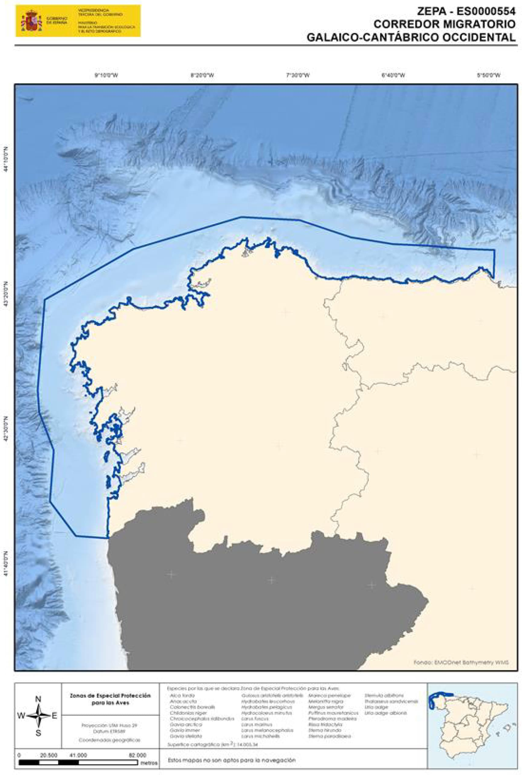 BOE-A-2023-26741 Orden TED/1416/2023, de 26 de diciembre, por la que se  aprueba la propuesta para la inclusiÃ?ÃÂ³n de seis espacios marinos protegidos  en la lista de lugares de importancia comunitaria de la