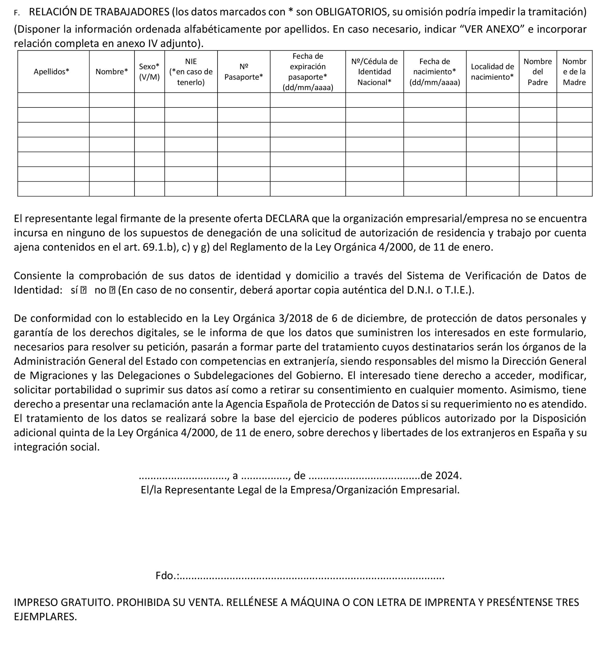 Tiempo de trabajo - Estatuto de los trabajadores 2024