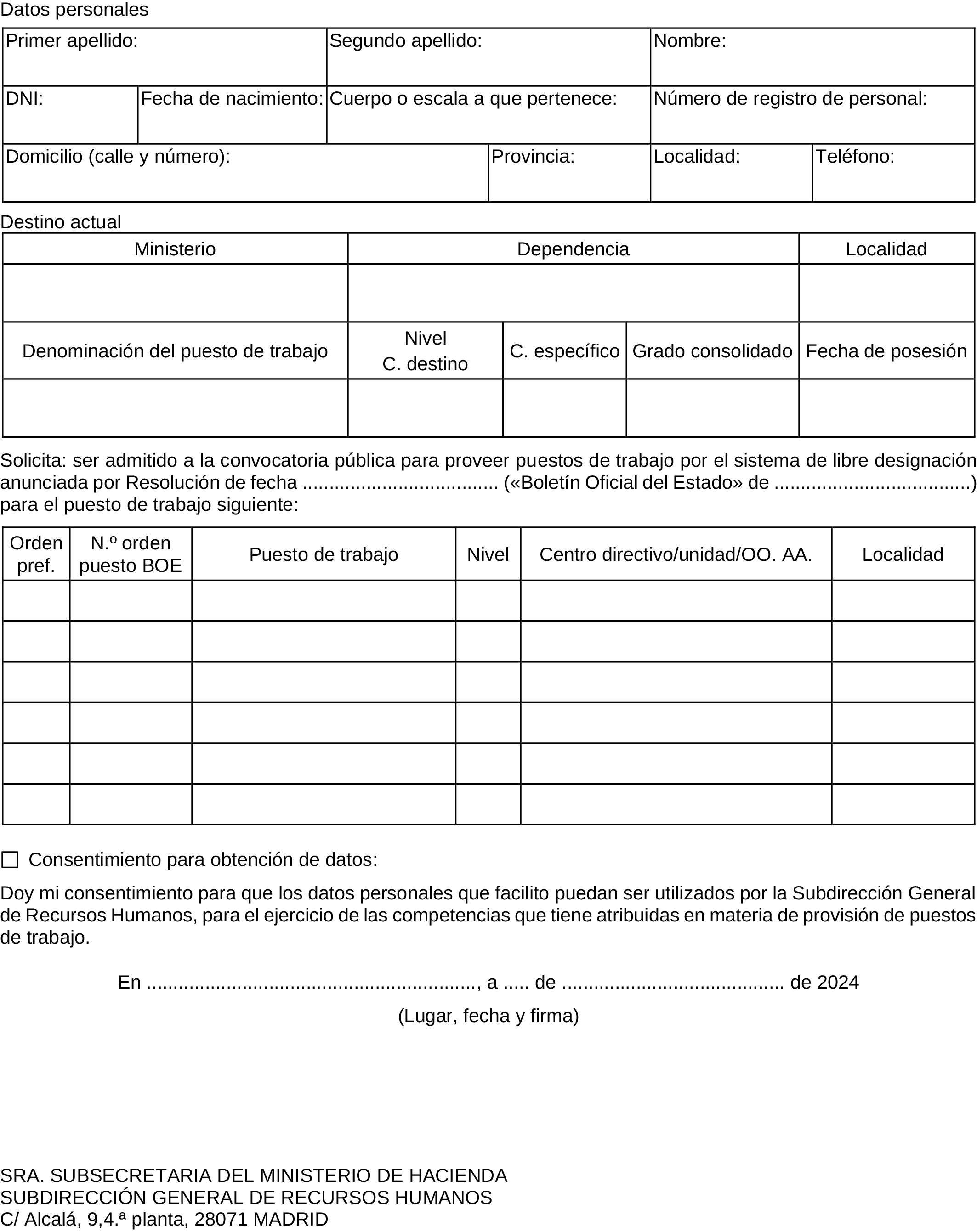 Imagen del artículo Resolución de 4 de septiembre de 2024, de la Subsecretaría, por la que se convoca la provisión de puesto de trabajo por el sistema de libre designación.