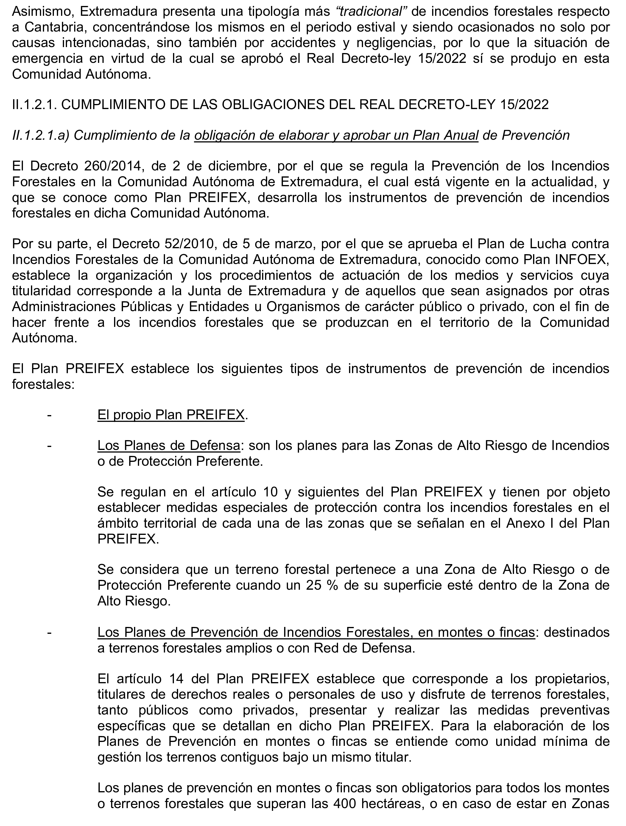 Imagen del artículo Resolución de 17 de septiembre de 2024, aprobada por la Comisión Mixta para las Relaciones con el Tribunal de Cuentas, en relación con el Informe de fiscalización ¿Han adaptado las Comunidades Autónomas de Cantabria y Extremadura sus planes de prevención, vigilancia y extinción de incendios forestales a las condiciones actuales de expansión y de desestacionalización de los incendios?