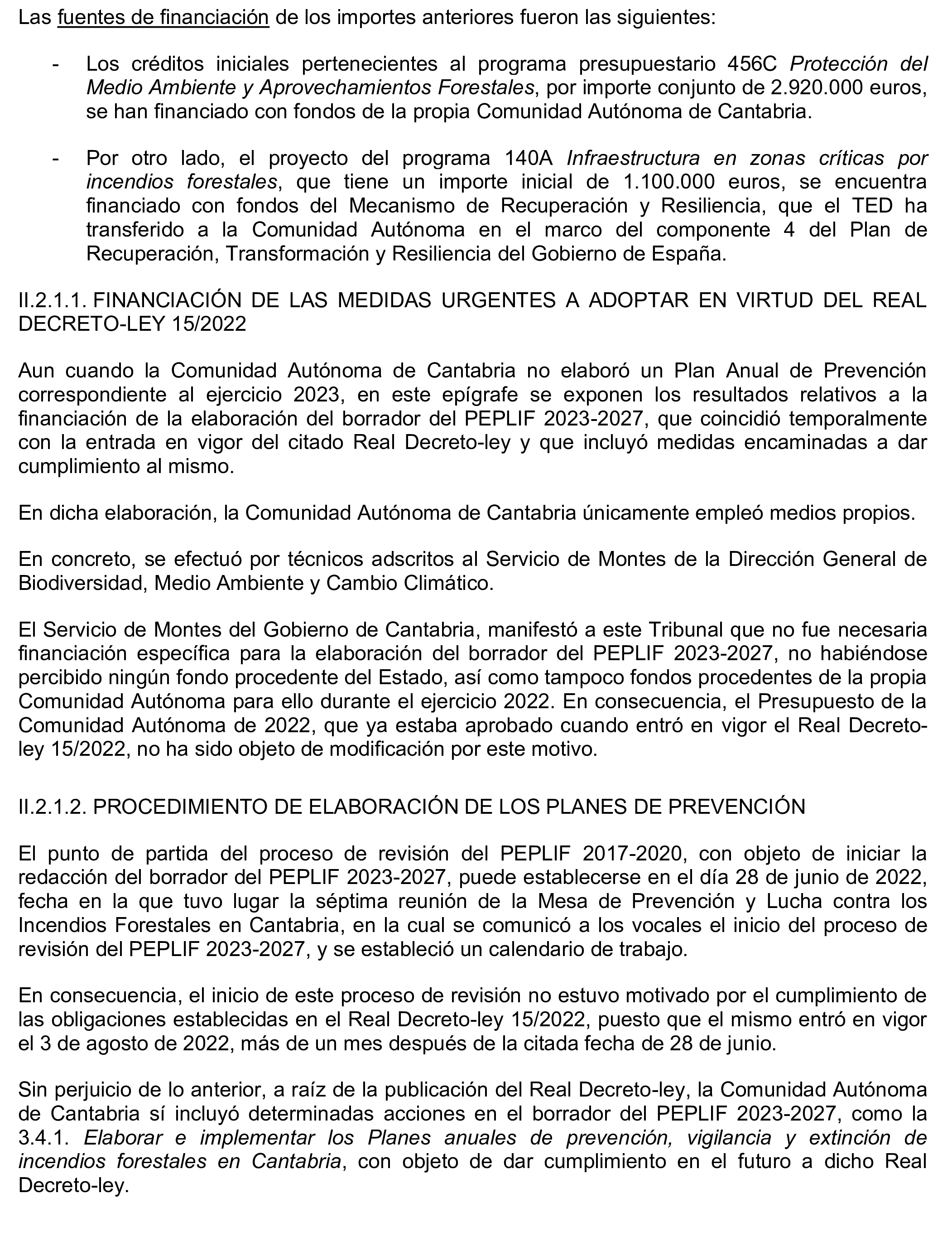 Imagen del artículo Resolución de 17 de septiembre de 2024, aprobada por la Comisión Mixta para las Relaciones con el Tribunal de Cuentas, en relación con el Informe de fiscalización ¿Han adaptado las Comunidades Autónomas de Cantabria y Extremadura sus planes de prevención, vigilancia y extinción de incendios forestales a las condiciones actuales de expansión y de desestacionalización de los incendios?