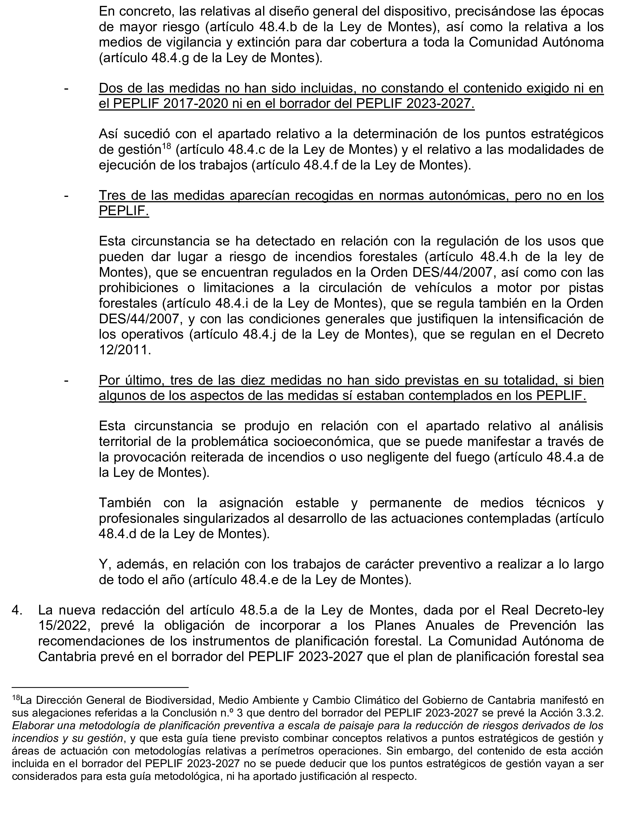 Imagen del artículo Resolución de 17 de septiembre de 2024, aprobada por la Comisión Mixta para las Relaciones con el Tribunal de Cuentas, en relación con el Informe de fiscalización ¿Han adaptado las Comunidades Autónomas de Cantabria y Extremadura sus planes de prevención, vigilancia y extinción de incendios forestales a las condiciones actuales de expansión y de desestacionalización de los incendios?