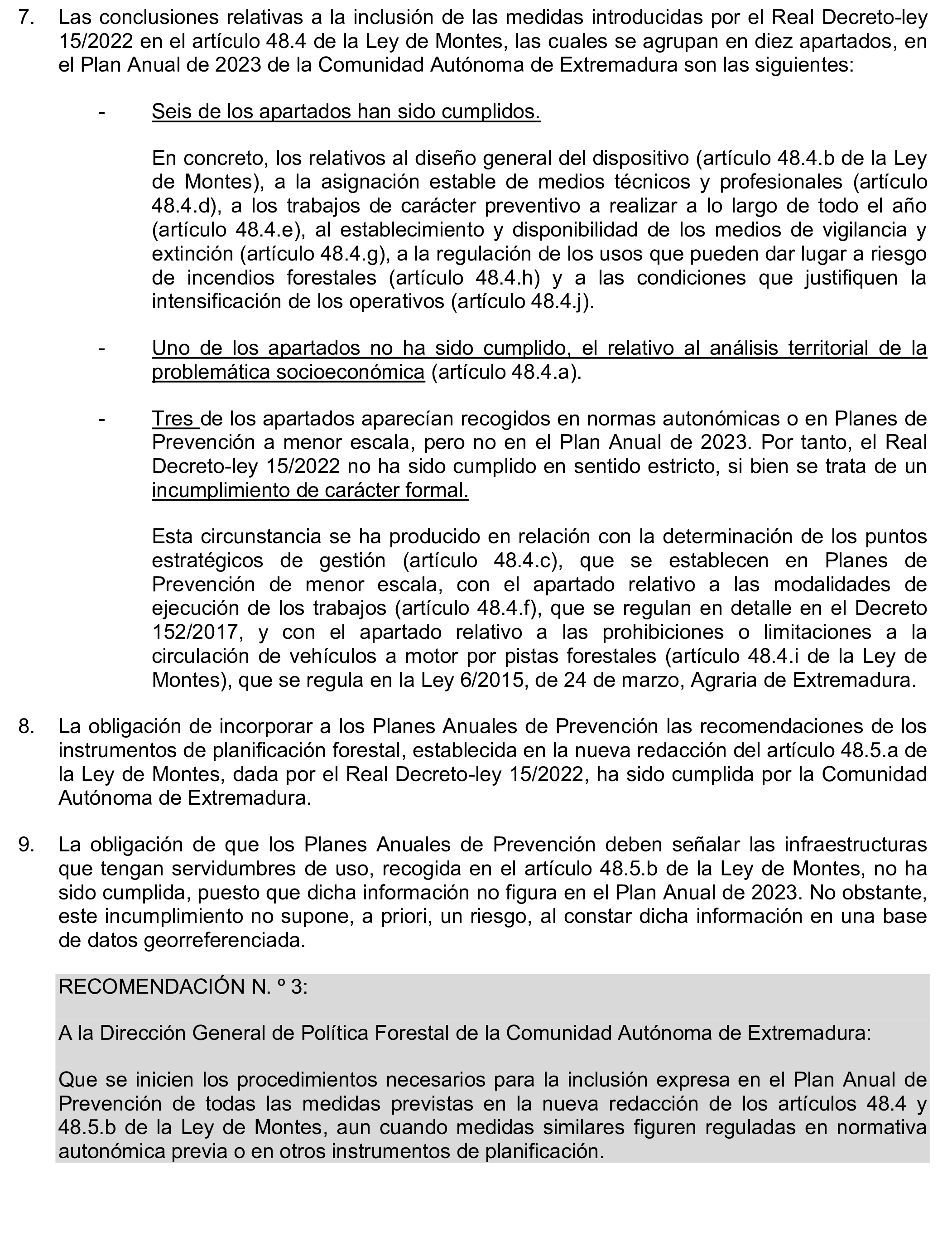 Imagen del artículo Resolución de 17 de septiembre de 2024, aprobada por la Comisión Mixta para las Relaciones con el Tribunal de Cuentas, en relación con el Informe de fiscalización ¿Han adaptado las Comunidades Autónomas de Cantabria y Extremadura sus planes de prevención, vigilancia y extinción de incendios forestales a las condiciones actuales de expansión y de desestacionalización de los incendios?