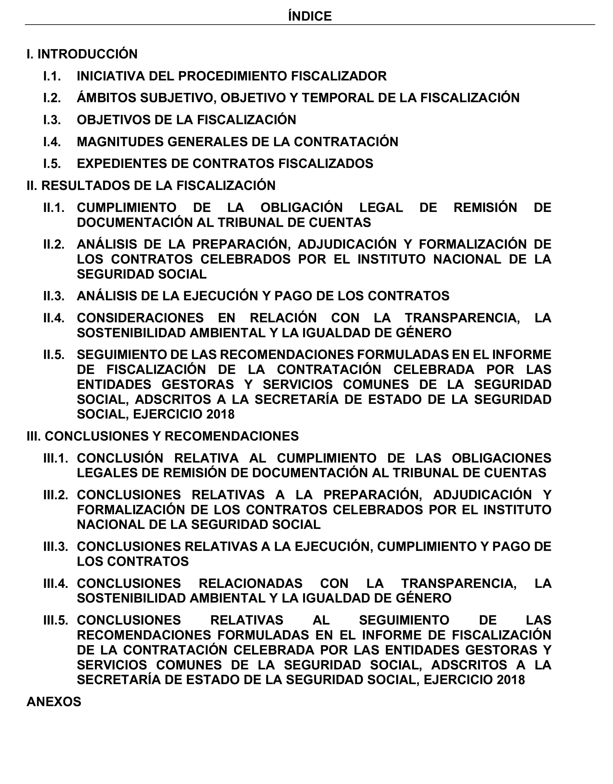 Imagen del artículo Resolución de 17 de septiembre de 2024, aprobada por la Comisión Mixta para las Relaciones con el Tribunal de Cuentas, en relación con el Informe de fiscalización de la contratación celebrada por el Instituto Nacional de la Seguridad Social, ejercicio 2021.