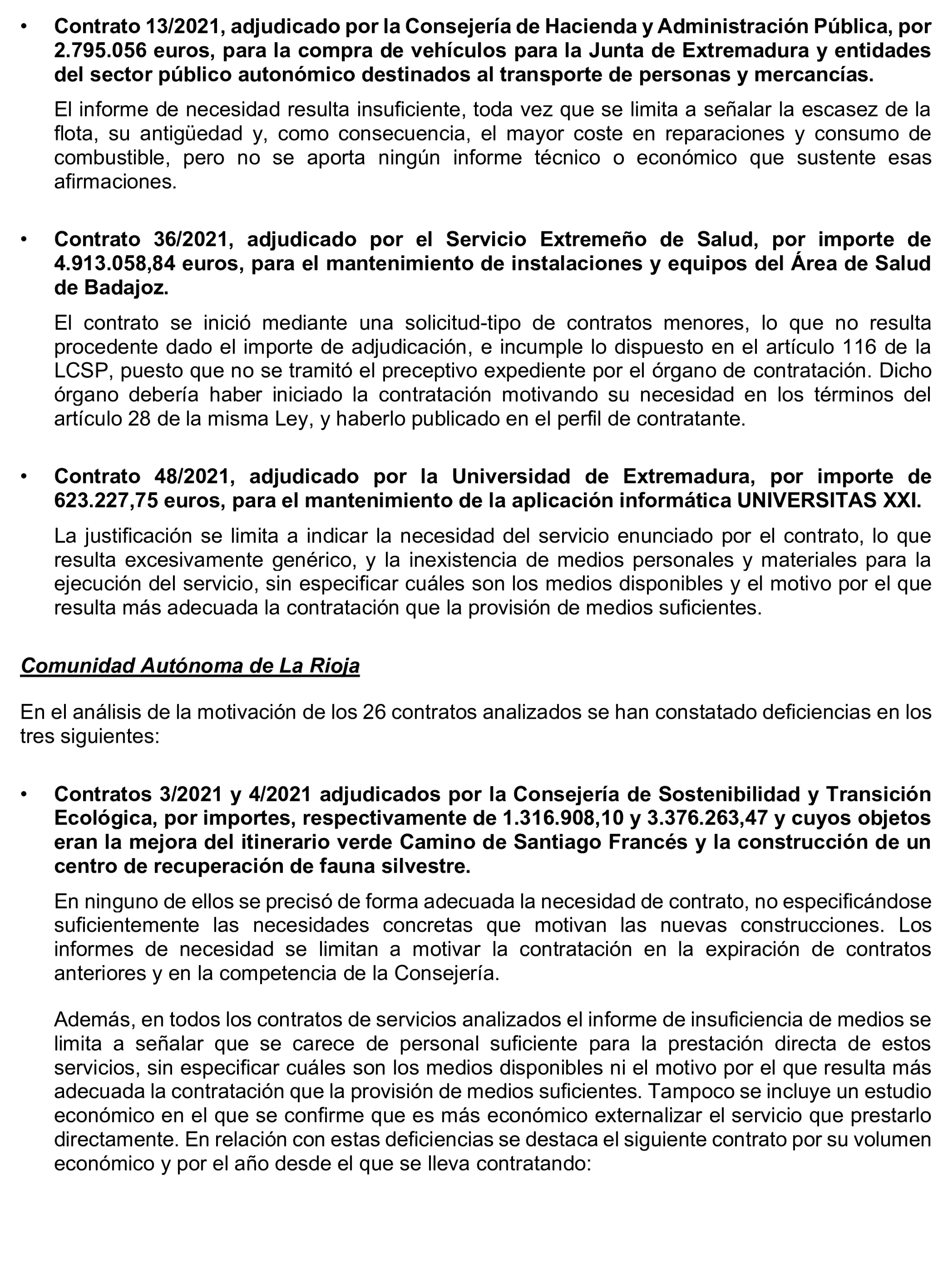 Imagen del artículo Resolución de 17 de septiembre de 2024, aprobada por la Comisión Mixta para las Relaciones con el Tribunal de Cuentas, en relación con el Informe de fiscalización de la contratación de las comunidades autónomas y ciudades autónomas sin órgano de control externo propio, ejercicio 2021.