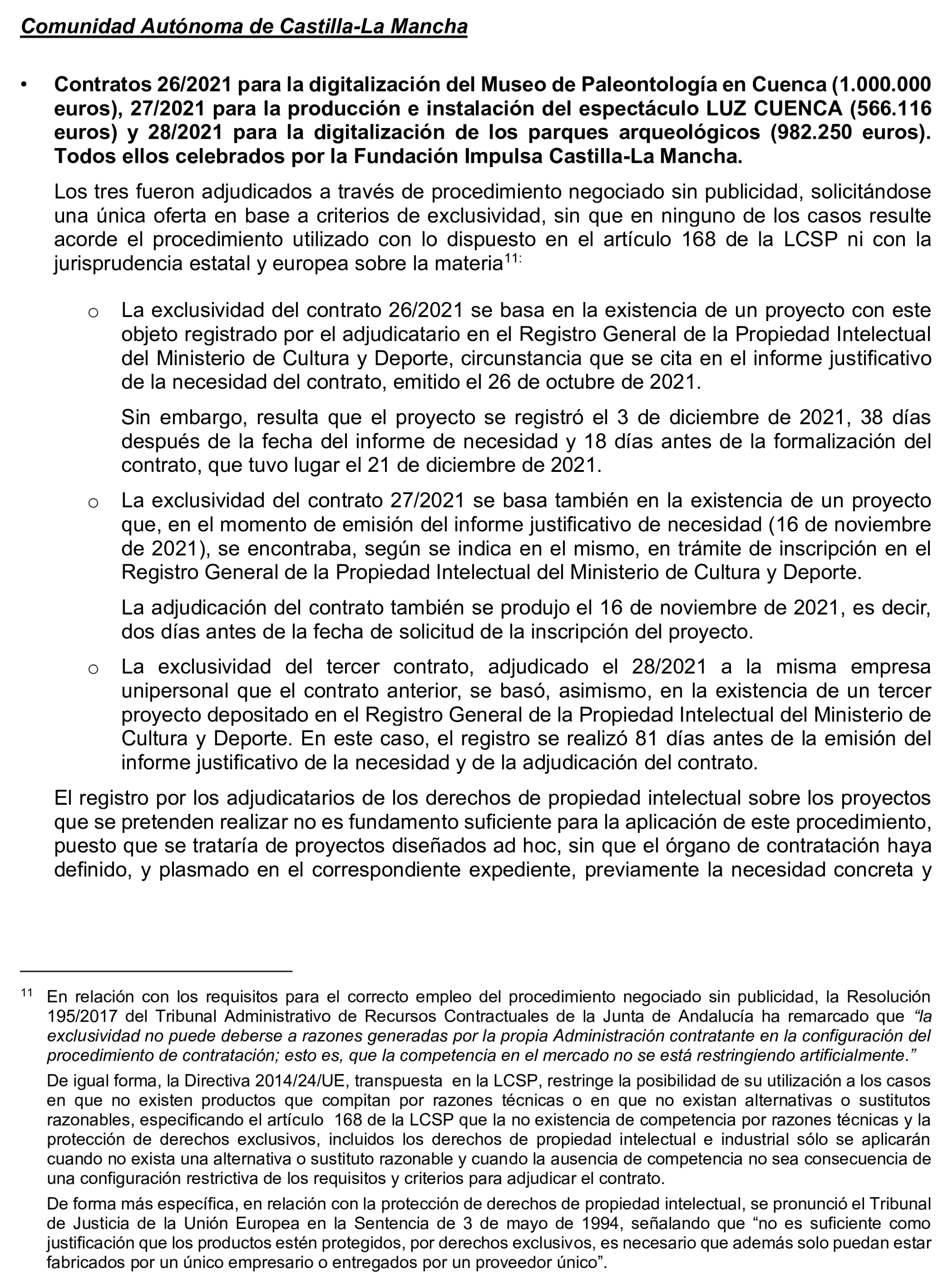 Imagen del artículo Resolución de 17 de septiembre de 2024, aprobada por la Comisión Mixta para las Relaciones con el Tribunal de Cuentas, en relación con el Informe de fiscalización de la contratación de las comunidades autónomas y ciudades autónomas sin órgano de control externo propio, ejercicio 2021.