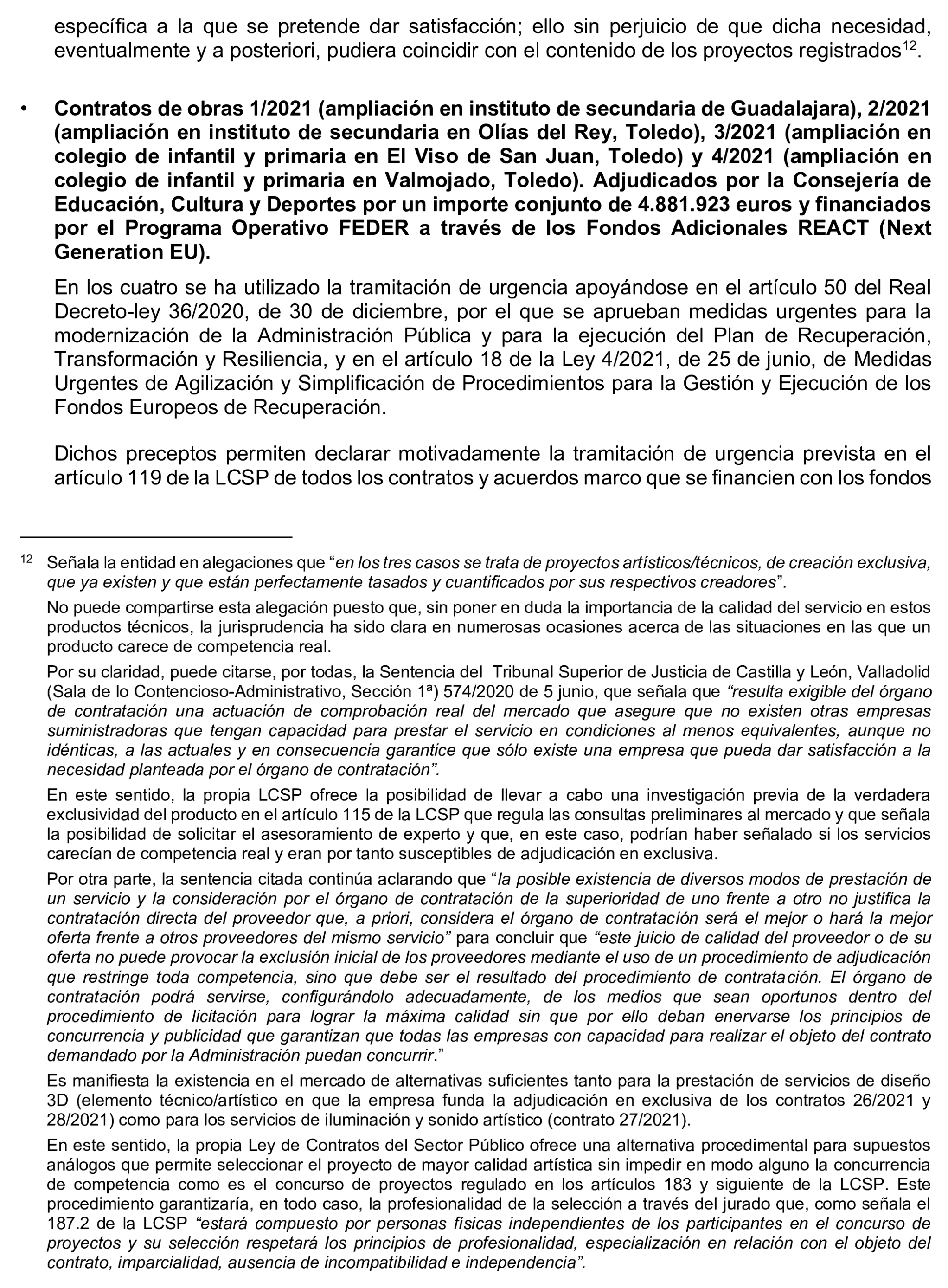 Imagen del artículo Resolución de 17 de septiembre de 2024, aprobada por la Comisión Mixta para las Relaciones con el Tribunal de Cuentas, en relación con el Informe de fiscalización de la contratación de las comunidades autónomas y ciudades autónomas sin órgano de control externo propio, ejercicio 2021.