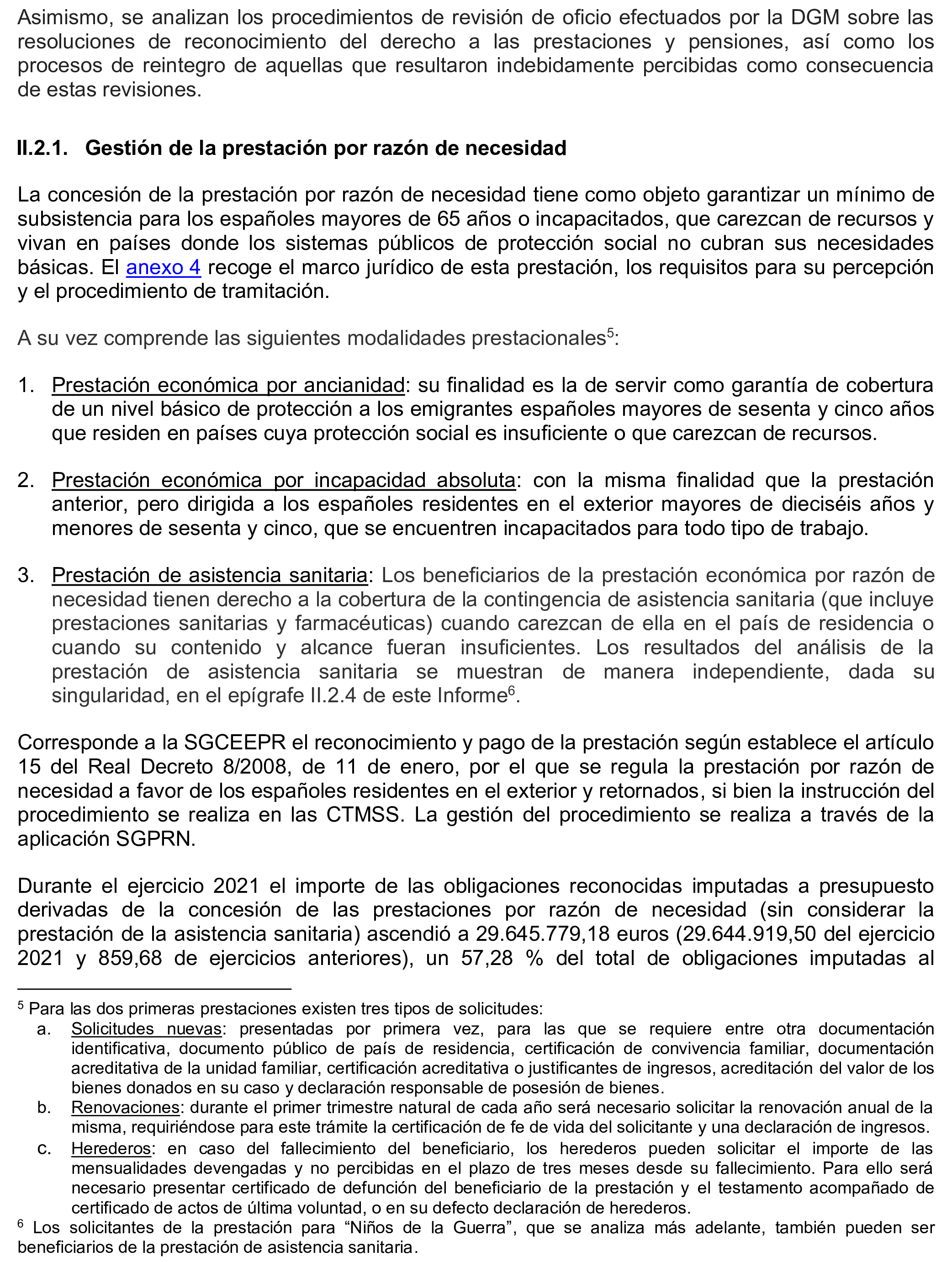 Imagen del artículo Resolución de 17 de septiembre de 2024, aprobada por la Comisión Mixta para las Relaciones con el Tribunal de Cuentas, en relación con el Informe de fiscalización de la gestión de las pensiones, prestaciones y ayudas justificadas en el ejercicio 2021 con cargo al Programa 231B «Acciones en favor de los emigrantes».
