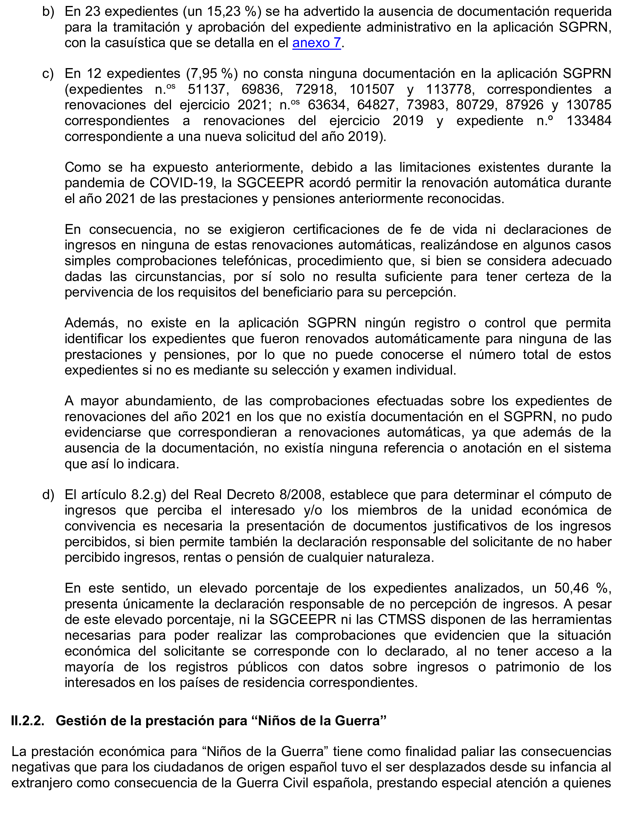 Imagen del artículo Resolución de 17 de septiembre de 2024, aprobada por la Comisión Mixta para las Relaciones con el Tribunal de Cuentas, en relación con el Informe de fiscalización de la gestión de las pensiones, prestaciones y ayudas justificadas en el ejercicio 2021 con cargo al Programa 231B «Acciones en favor de los emigrantes».