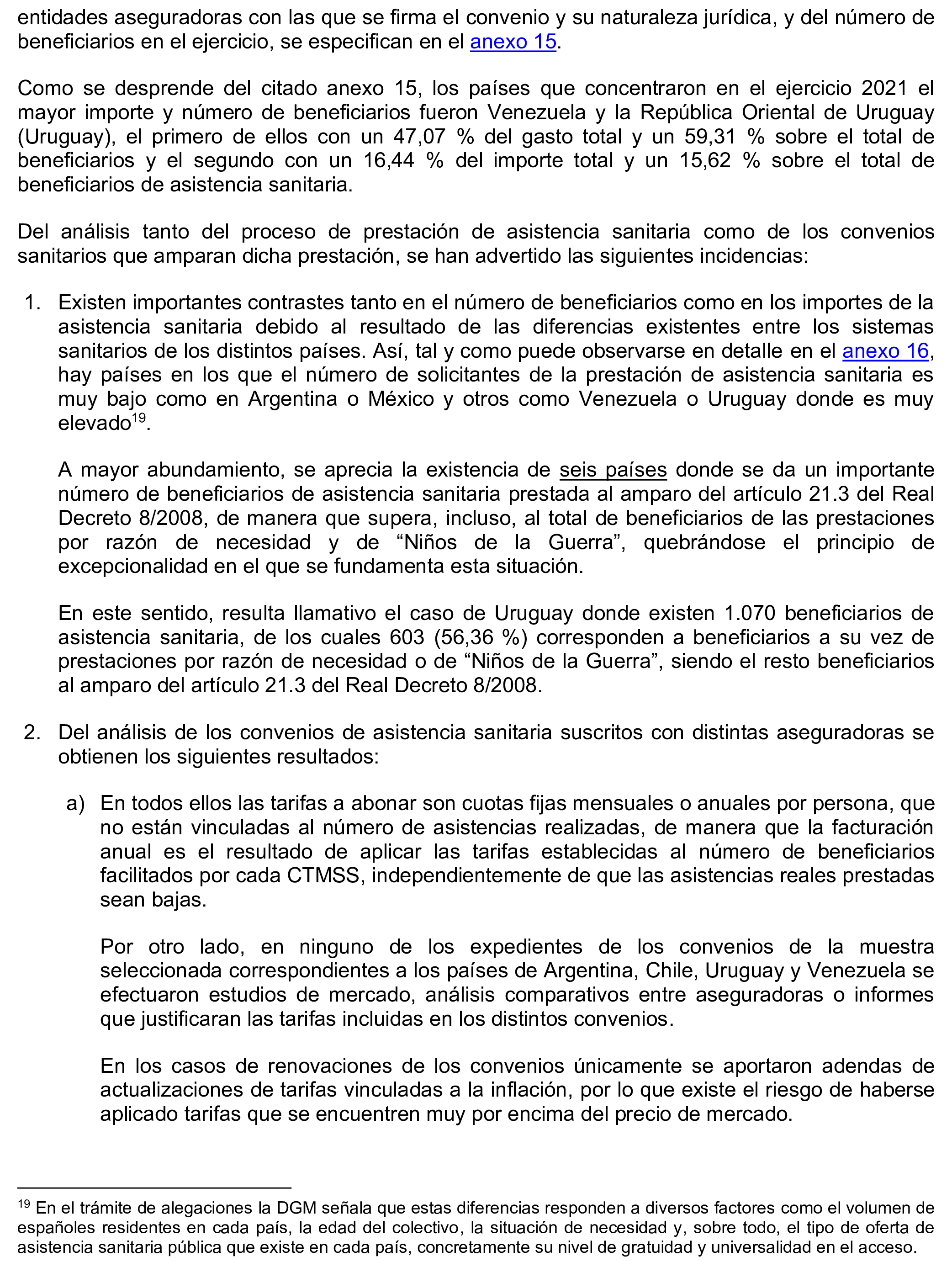 Imagen del artículo Resolución de 17 de septiembre de 2024, aprobada por la Comisión Mixta para las Relaciones con el Tribunal de Cuentas, en relación con el Informe de fiscalización de la gestión de las pensiones, prestaciones y ayudas justificadas en el ejercicio 2021 con cargo al Programa 231B «Acciones en favor de los emigrantes».