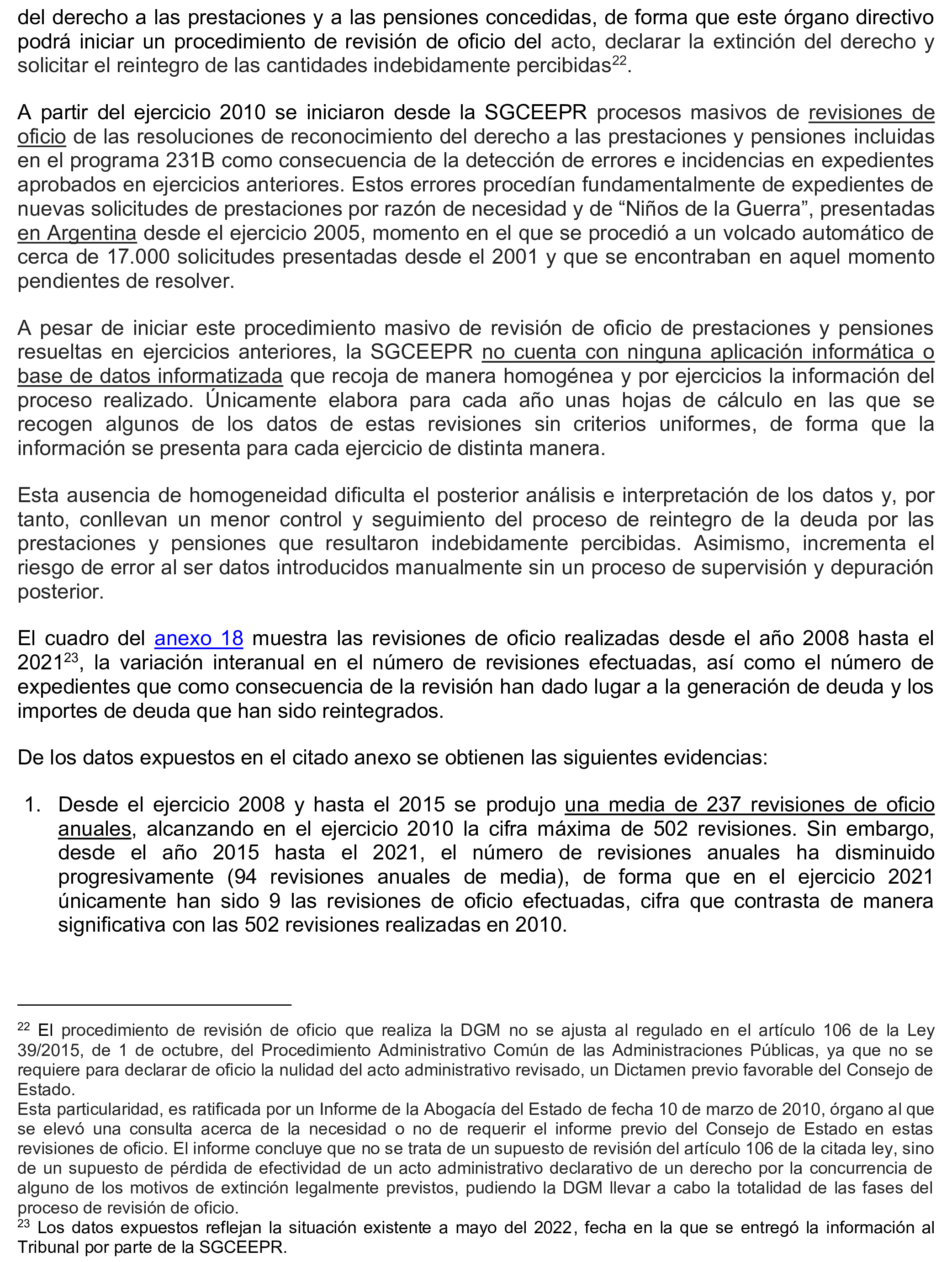 Imagen del artículo Resolución de 17 de septiembre de 2024, aprobada por la Comisión Mixta para las Relaciones con el Tribunal de Cuentas, en relación con el Informe de fiscalización de la gestión de las pensiones, prestaciones y ayudas justificadas en el ejercicio 2021 con cargo al Programa 231B «Acciones en favor de los emigrantes».