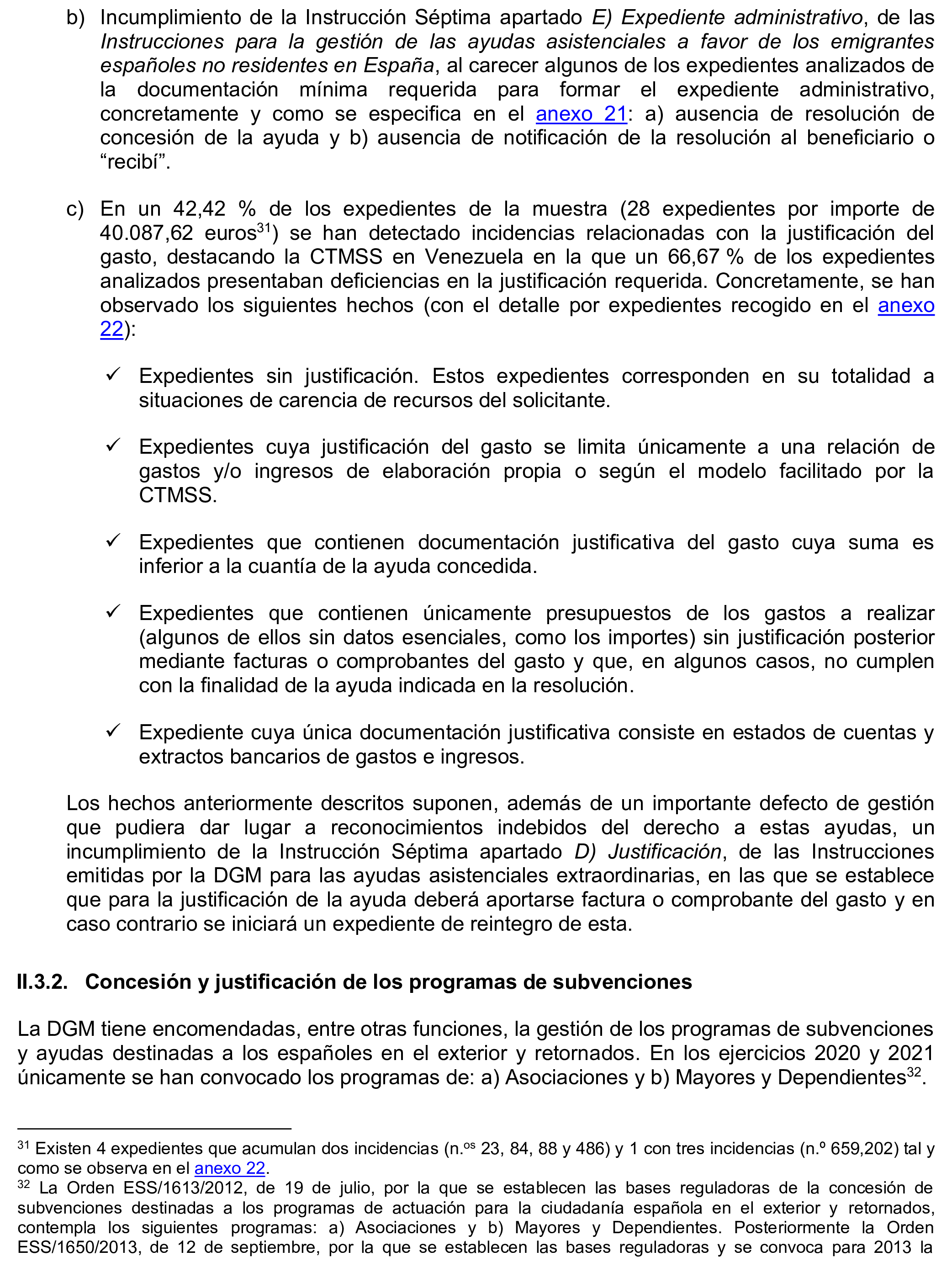 Imagen del artículo Resolución de 17 de septiembre de 2024, aprobada por la Comisión Mixta para las Relaciones con el Tribunal de Cuentas, en relación con el Informe de fiscalización de la gestión de las pensiones, prestaciones y ayudas justificadas en el ejercicio 2021 con cargo al Programa 231B «Acciones en favor de los emigrantes».
