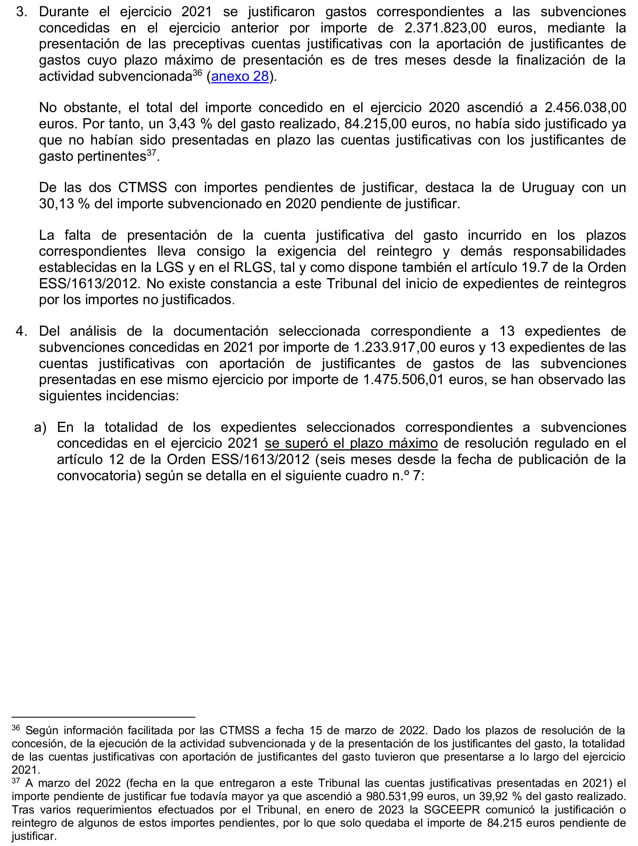 Imagen del artículo Resolución de 17 de septiembre de 2024, aprobada por la Comisión Mixta para las Relaciones con el Tribunal de Cuentas, en relación con el Informe de fiscalización de la gestión de las pensiones, prestaciones y ayudas justificadas en el ejercicio 2021 con cargo al Programa 231B «Acciones en favor de los emigrantes».
