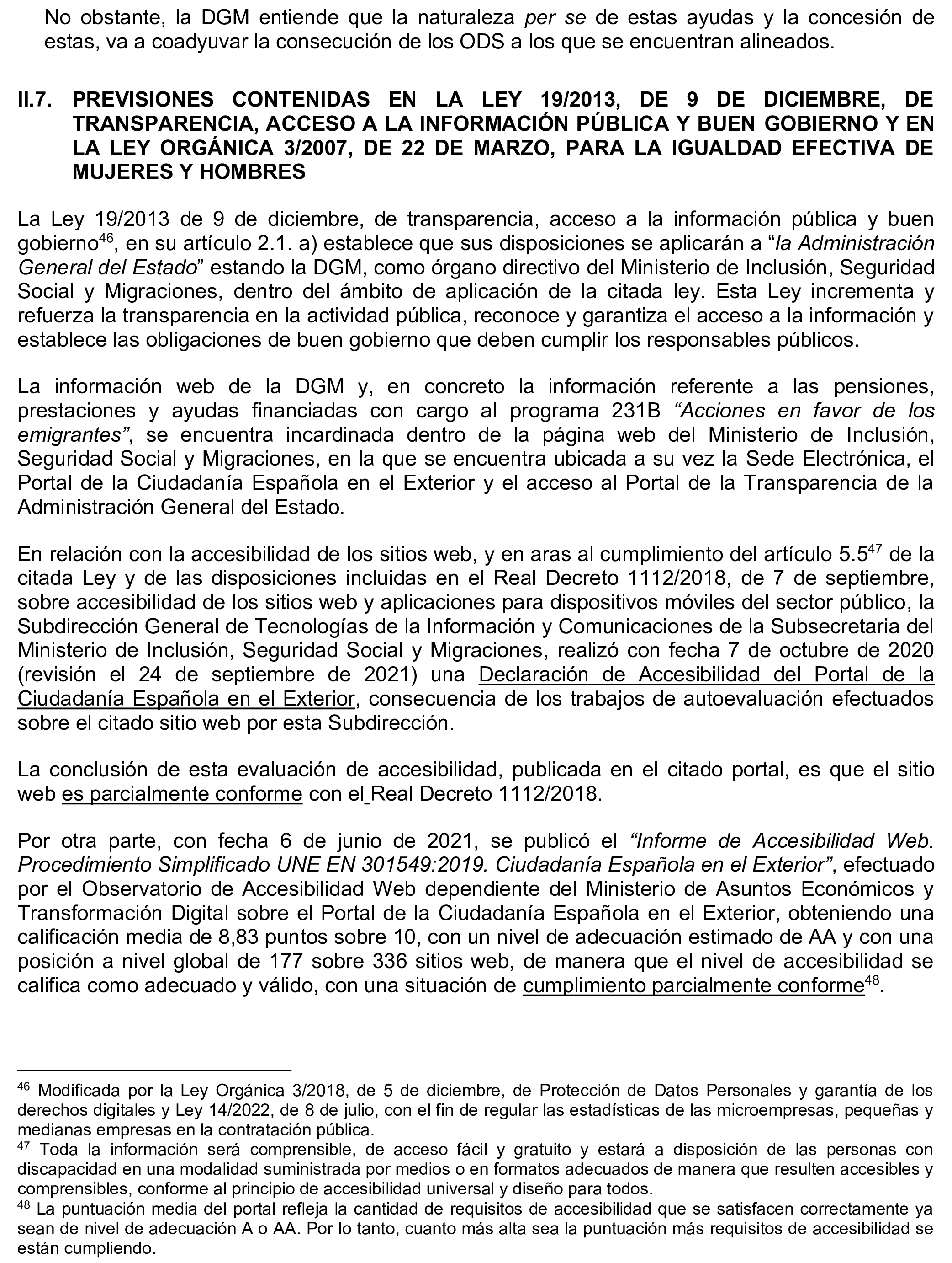 Imagen del artículo Resolución de 17 de septiembre de 2024, aprobada por la Comisión Mixta para las Relaciones con el Tribunal de Cuentas, en relación con el Informe de fiscalización de la gestión de las pensiones, prestaciones y ayudas justificadas en el ejercicio 2021 con cargo al Programa 231B «Acciones en favor de los emigrantes».