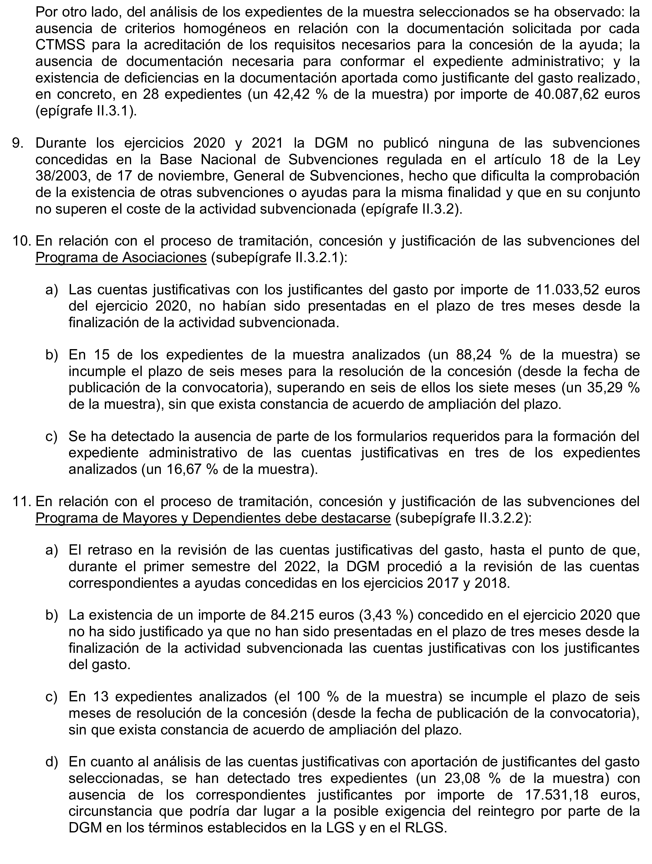Imagen del artículo Resolución de 17 de septiembre de 2024, aprobada por la Comisión Mixta para las Relaciones con el Tribunal de Cuentas, en relación con el Informe de fiscalización de la gestión de las pensiones, prestaciones y ayudas justificadas en el ejercicio 2021 con cargo al Programa 231B «Acciones en favor de los emigrantes».