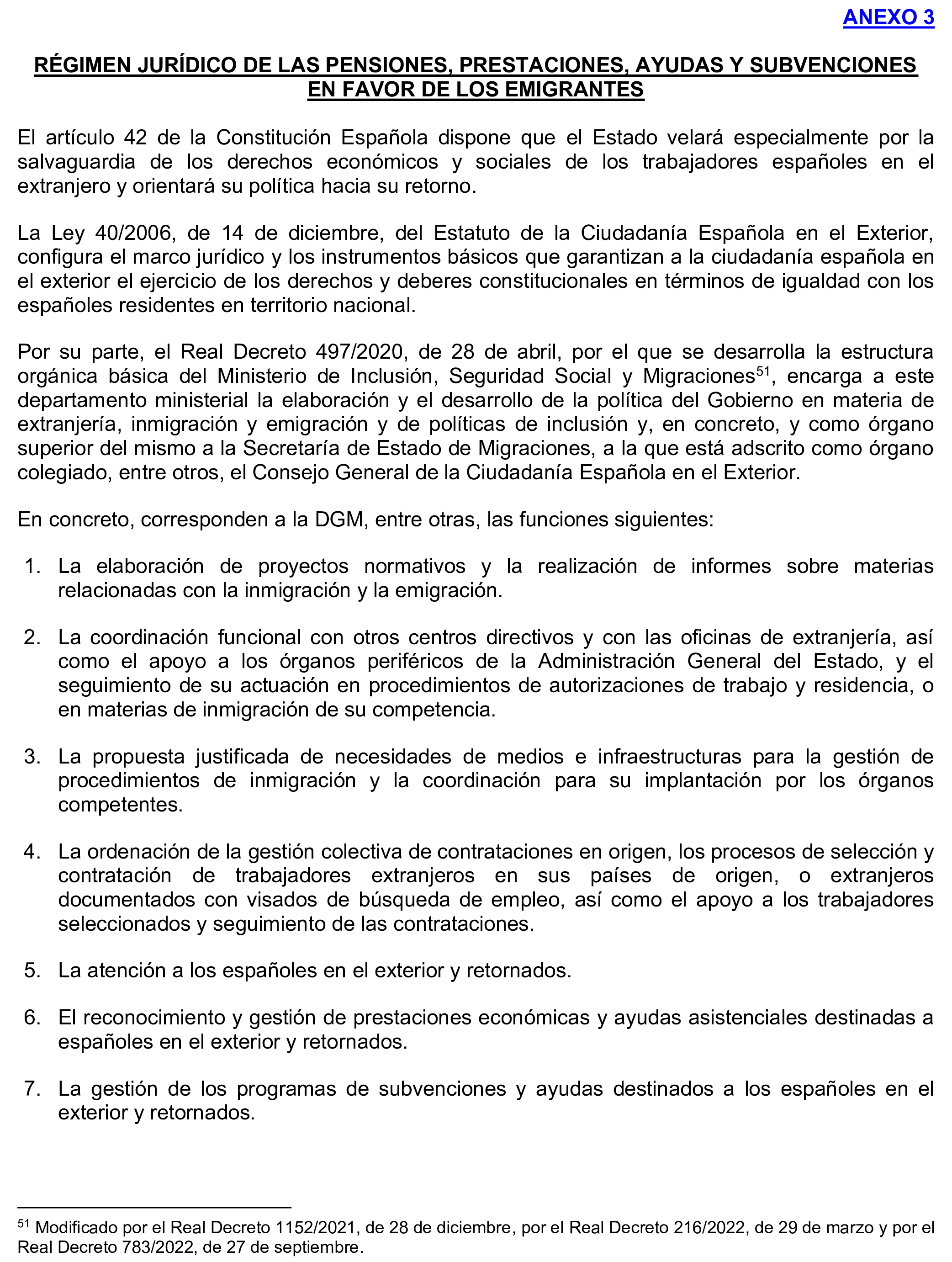 Imagen del artículo Resolución de 17 de septiembre de 2024, aprobada por la Comisión Mixta para las Relaciones con el Tribunal de Cuentas, en relación con el Informe de fiscalización de la gestión de las pensiones, prestaciones y ayudas justificadas en el ejercicio 2021 con cargo al Programa 231B «Acciones en favor de los emigrantes».