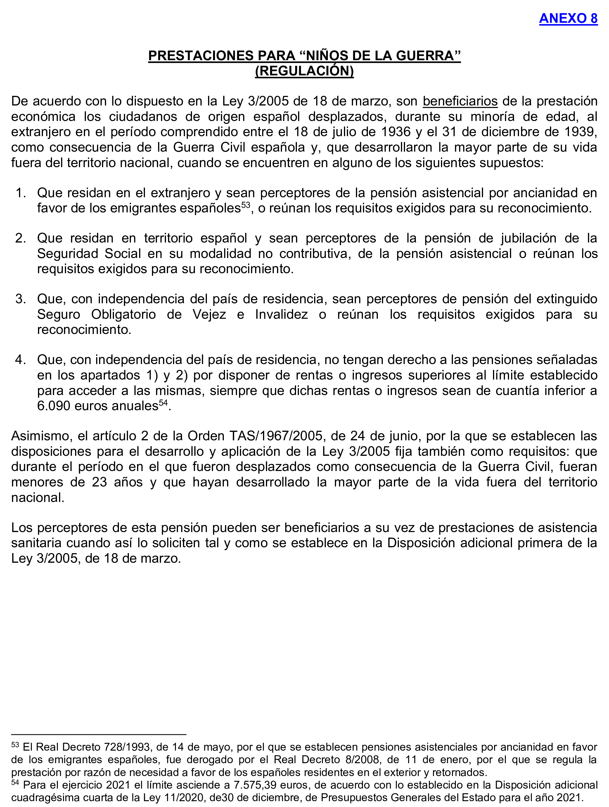 Imagen del artículo Resolución de 17 de septiembre de 2024, aprobada por la Comisión Mixta para las Relaciones con el Tribunal de Cuentas, en relación con el Informe de fiscalización de la gestión de las pensiones, prestaciones y ayudas justificadas en el ejercicio 2021 con cargo al Programa 231B «Acciones en favor de los emigrantes».