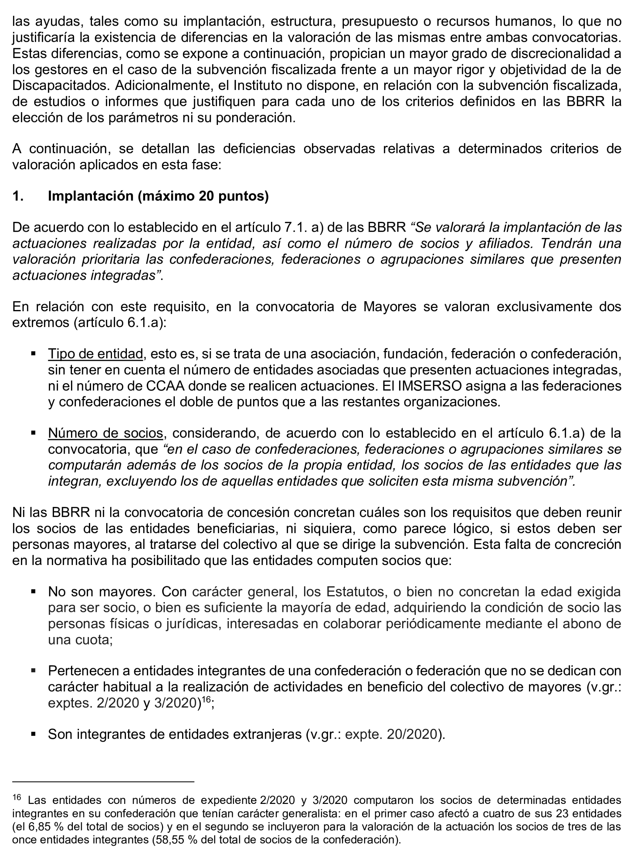 Imagen del artículo Resolución de 17 de septiembre de 2024, aprobada por la Comisión Mixta para las Relaciones con el Tribunal de Cuentas, en relación con el Informe de fiscalización de las subvenciones de régimen general concedidas por el Instituto de Mayores y Servicios Sociales en el área de atención a mayores, ejercicio 2020.