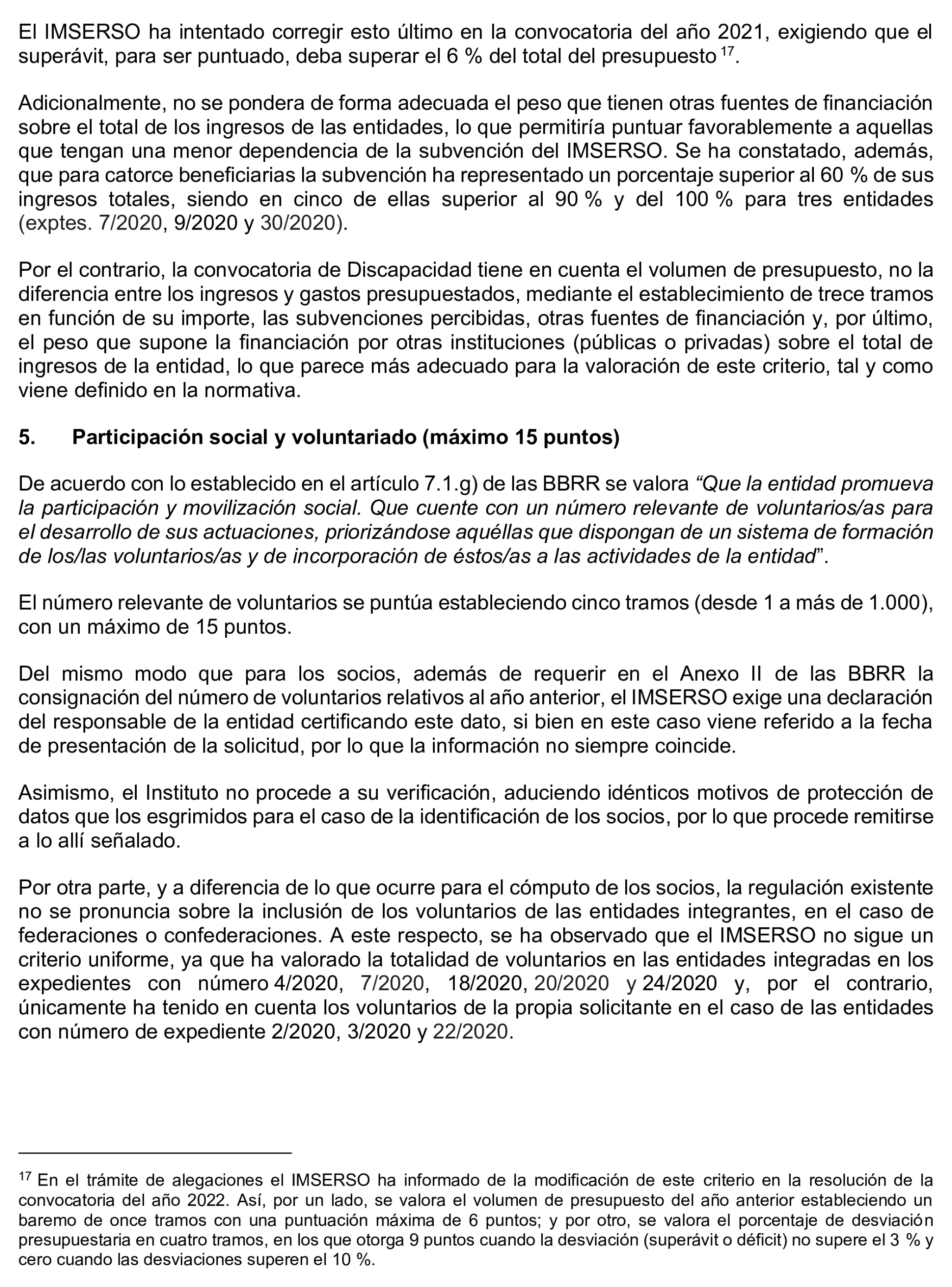 Imagen del artículo Resolución de 17 de septiembre de 2024, aprobada por la Comisión Mixta para las Relaciones con el Tribunal de Cuentas, en relación con el Informe de fiscalización de las subvenciones de régimen general concedidas por el Instituto de Mayores y Servicios Sociales en el área de atención a mayores, ejercicio 2020.